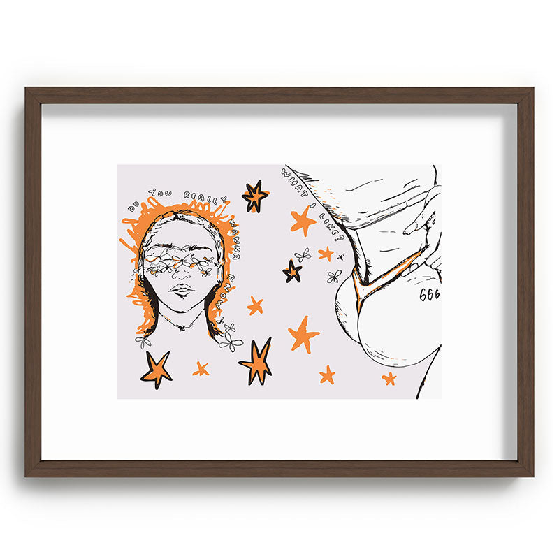 666 Framed Art Print
