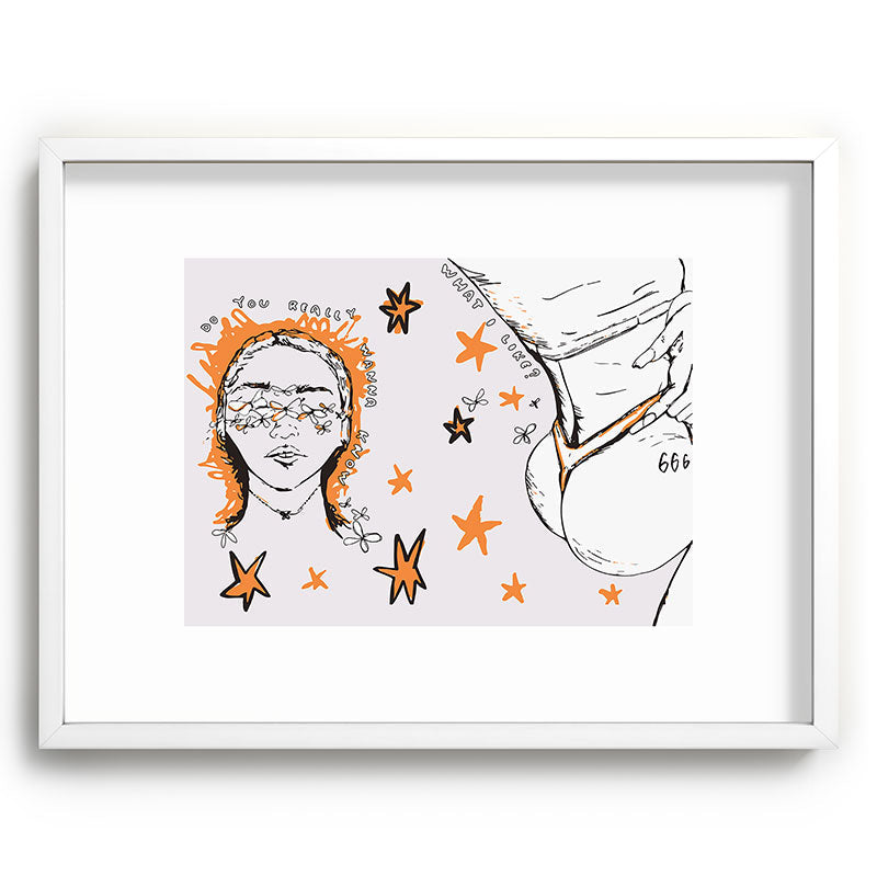 666 Framed Art Print