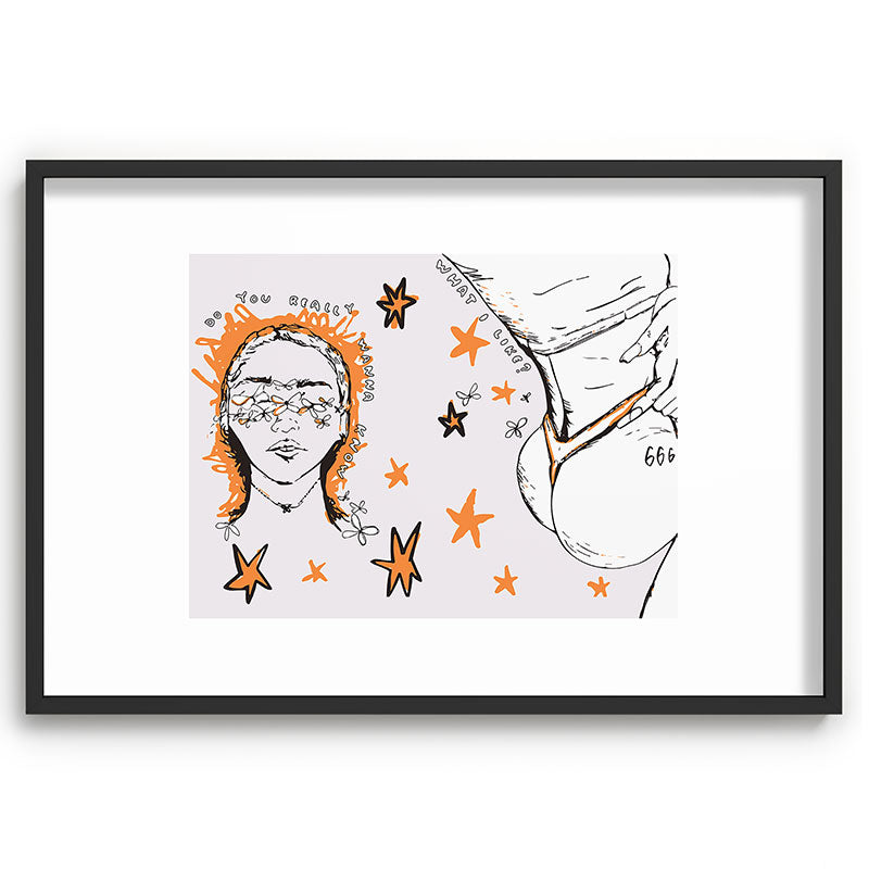 666 Framed Art Print