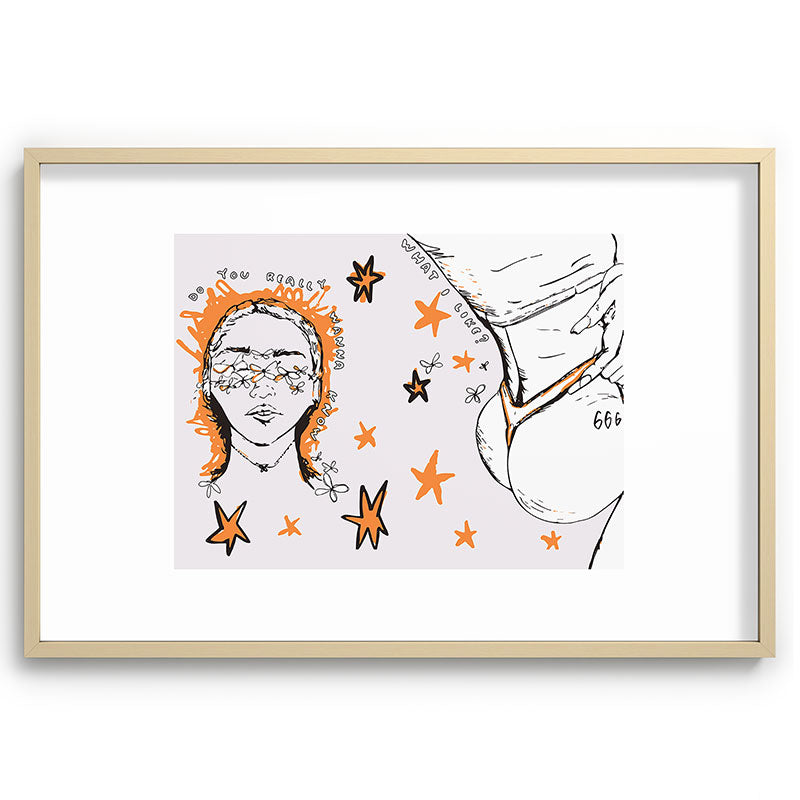 666 Framed Art Print