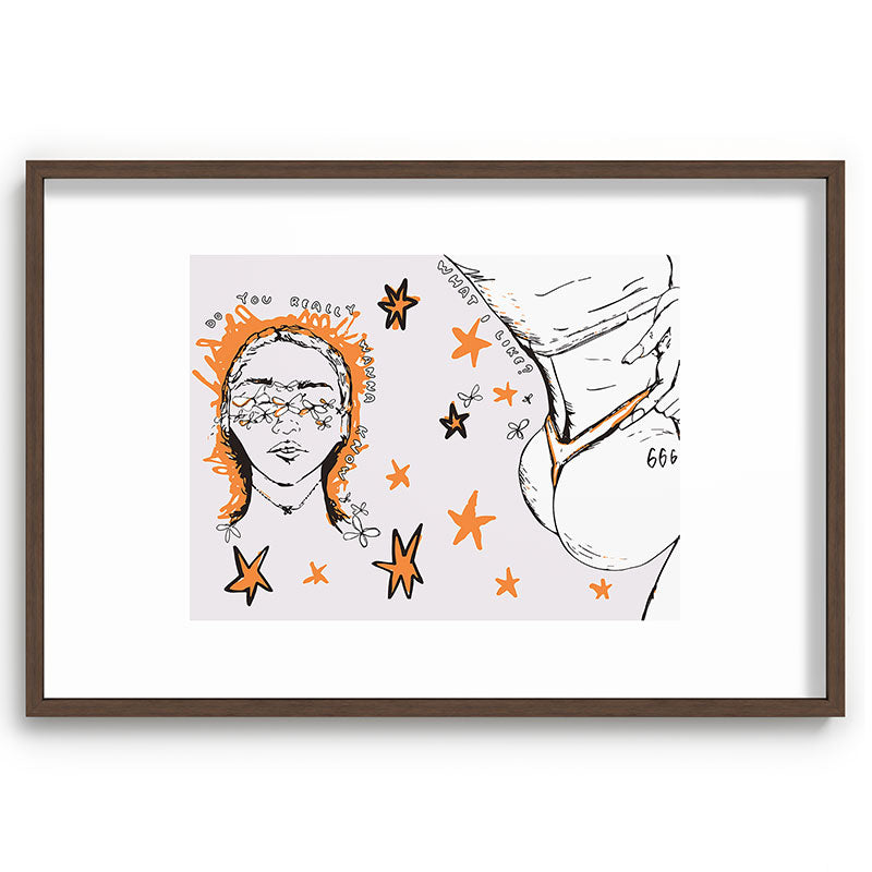666 Framed Art Print