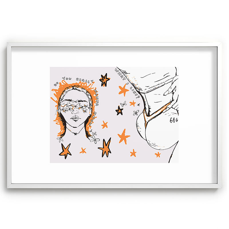 666 Framed Art Print