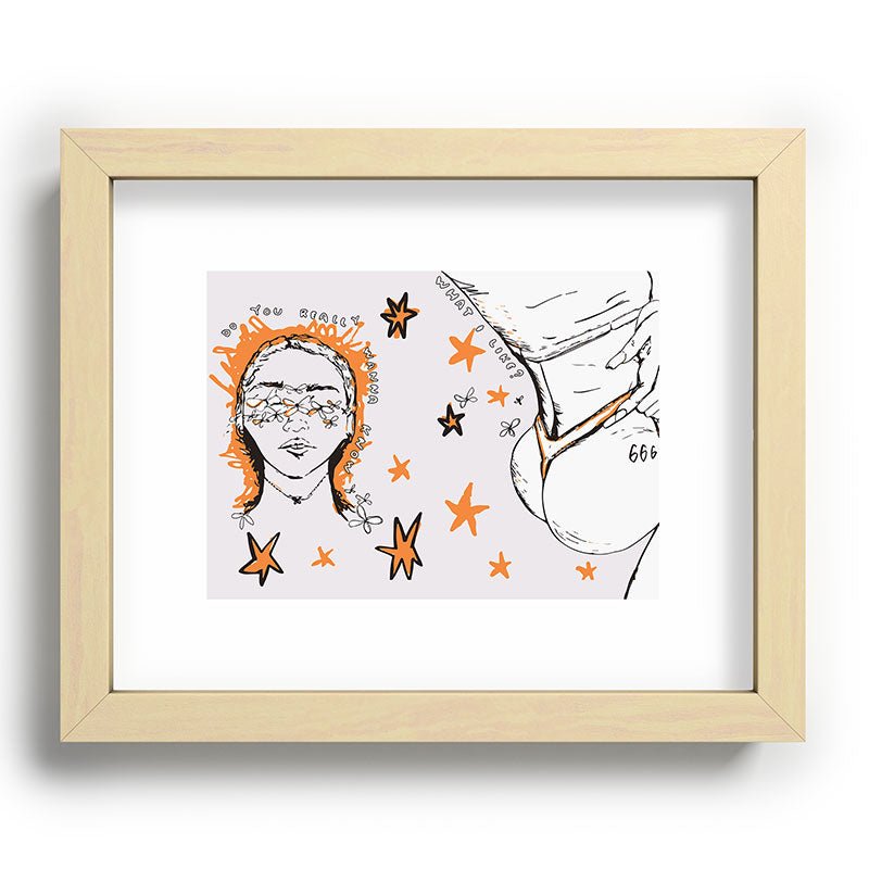 666 Framed Art Print