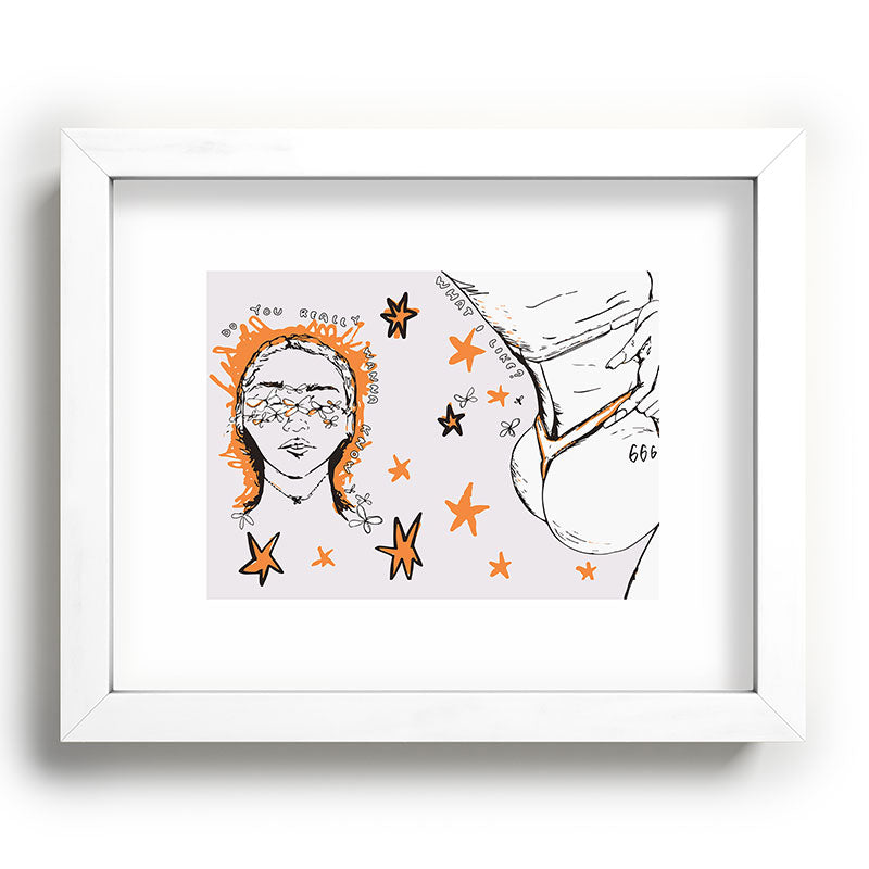 666 Framed Art Print
