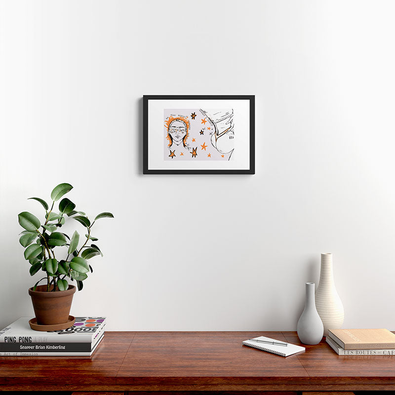 666 Framed Art Print