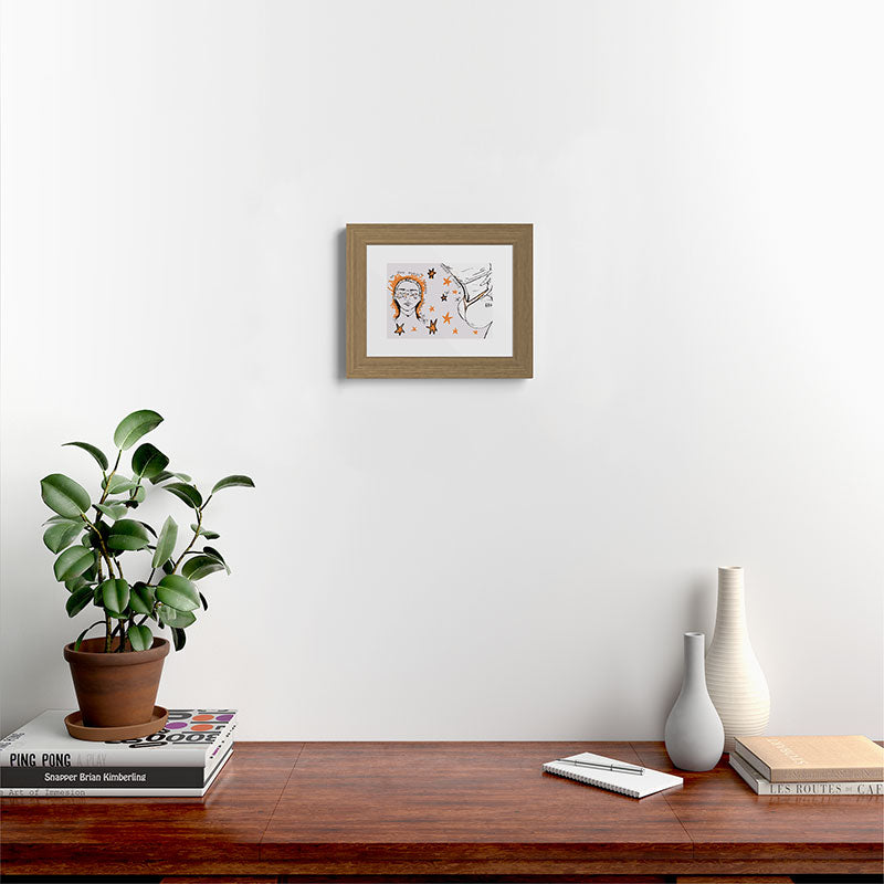 666 Framed Art Print