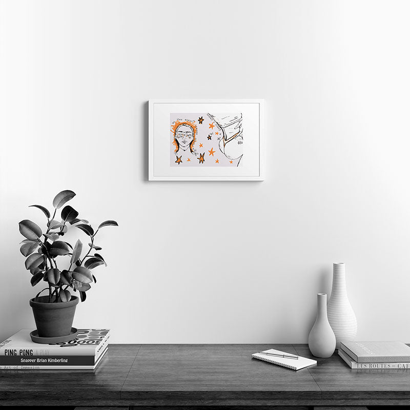 666 Framed Art Print
