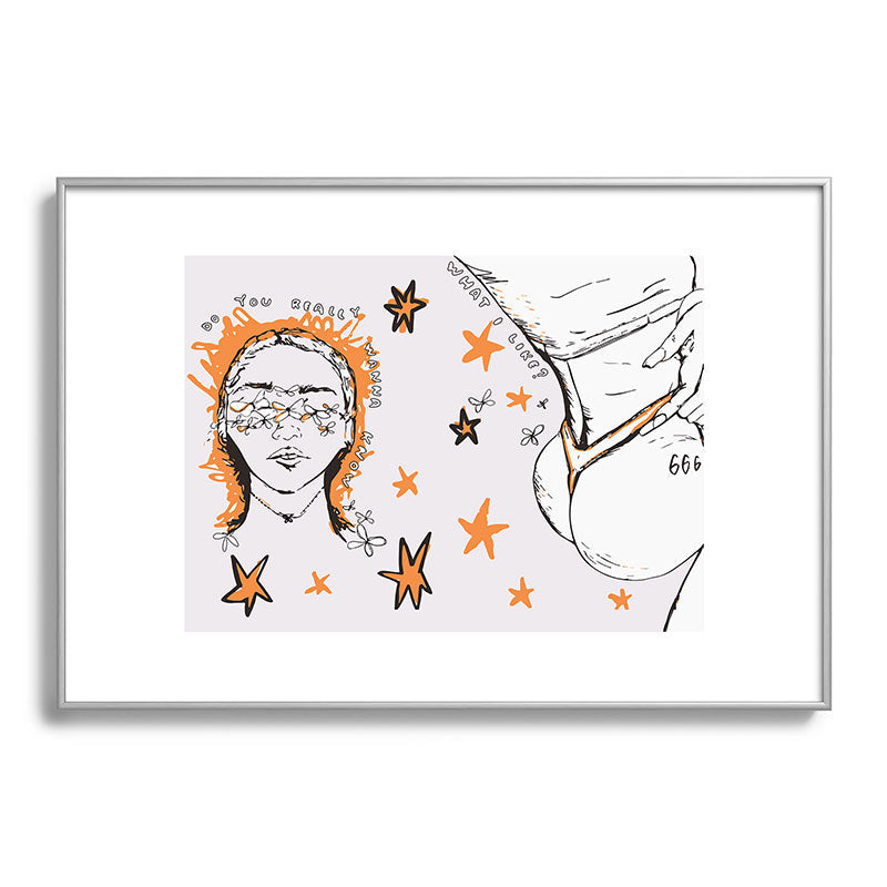 666 Framed Art Print