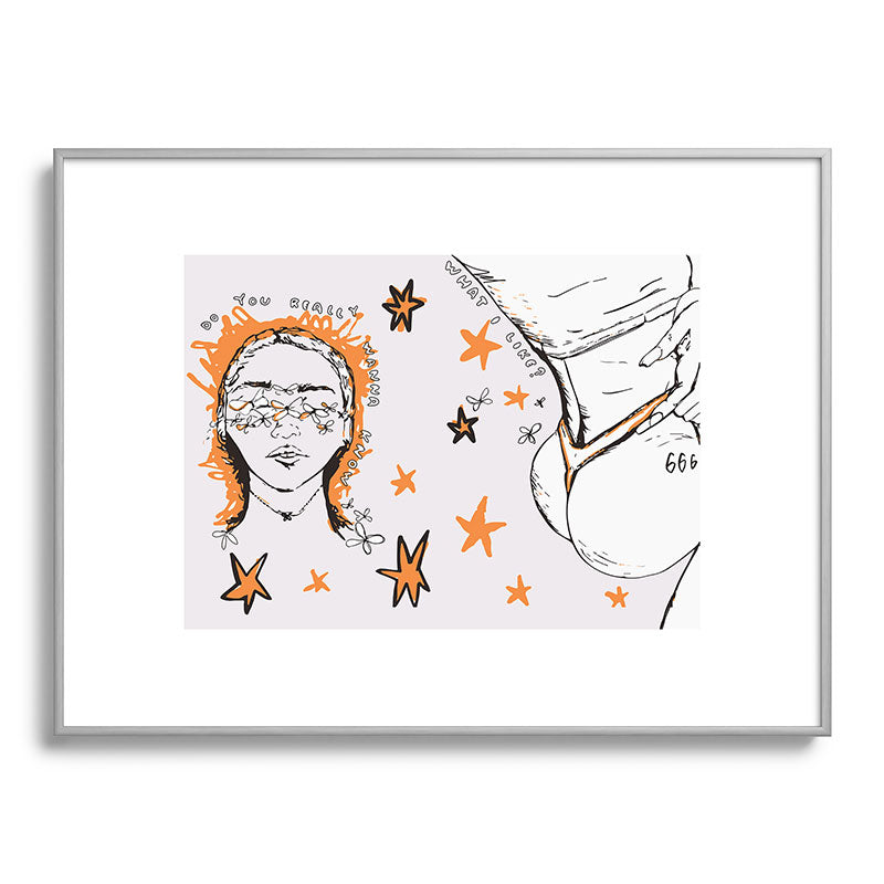 666 Framed Art Print