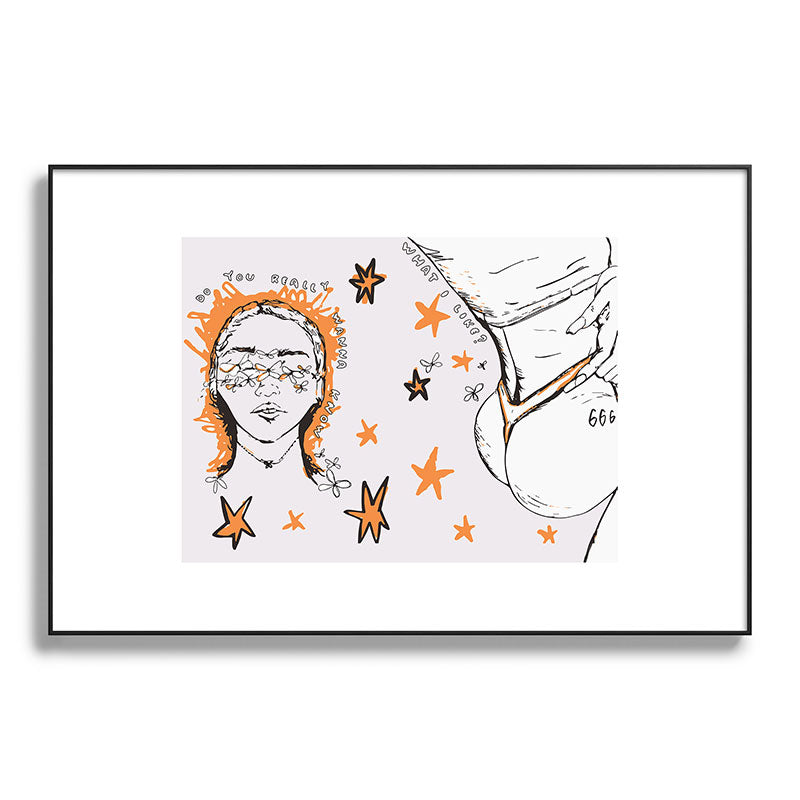666 Framed Art Print