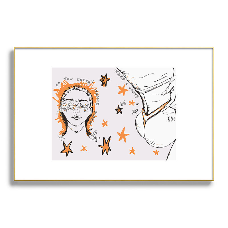 666 Framed Art Print