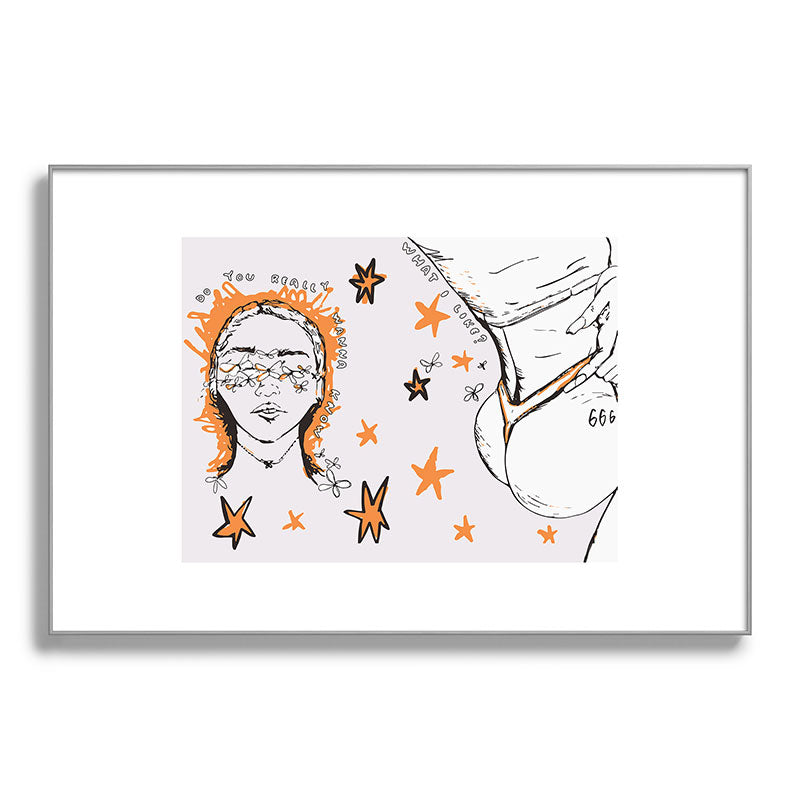 666 Framed Art Print
