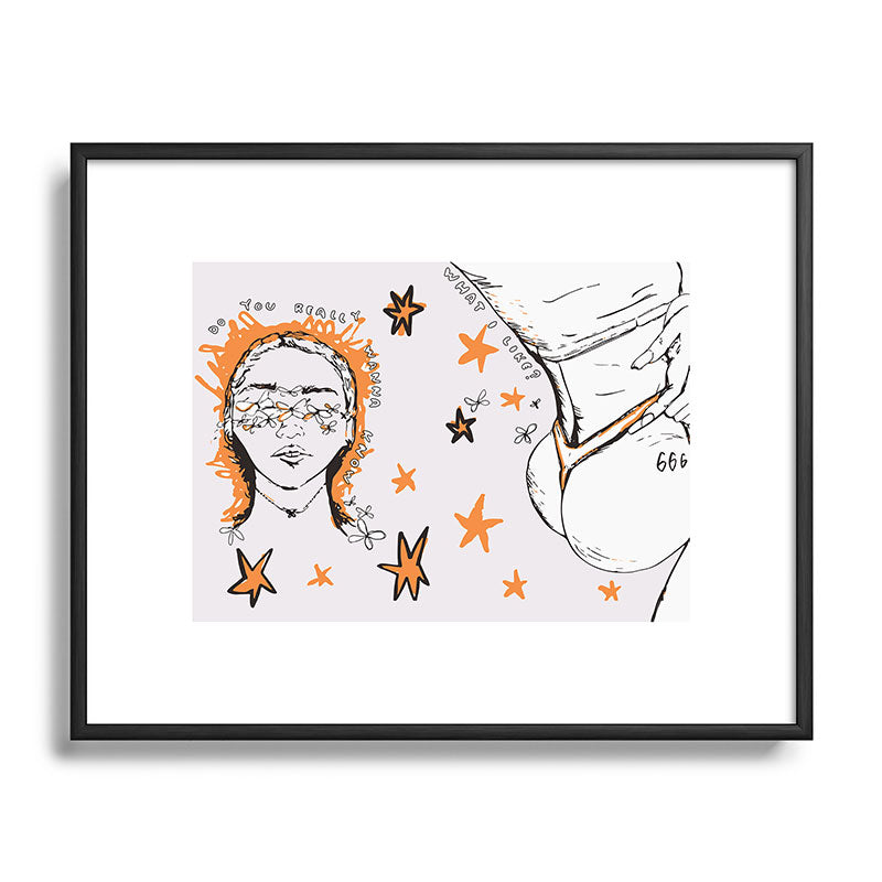 666 Framed Art Print