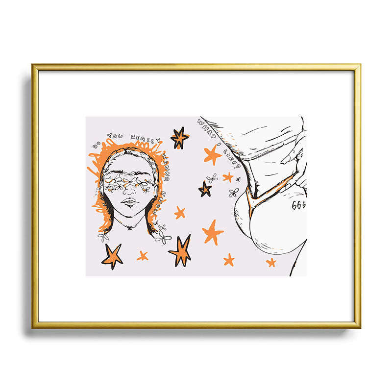 666 Framed Art Print