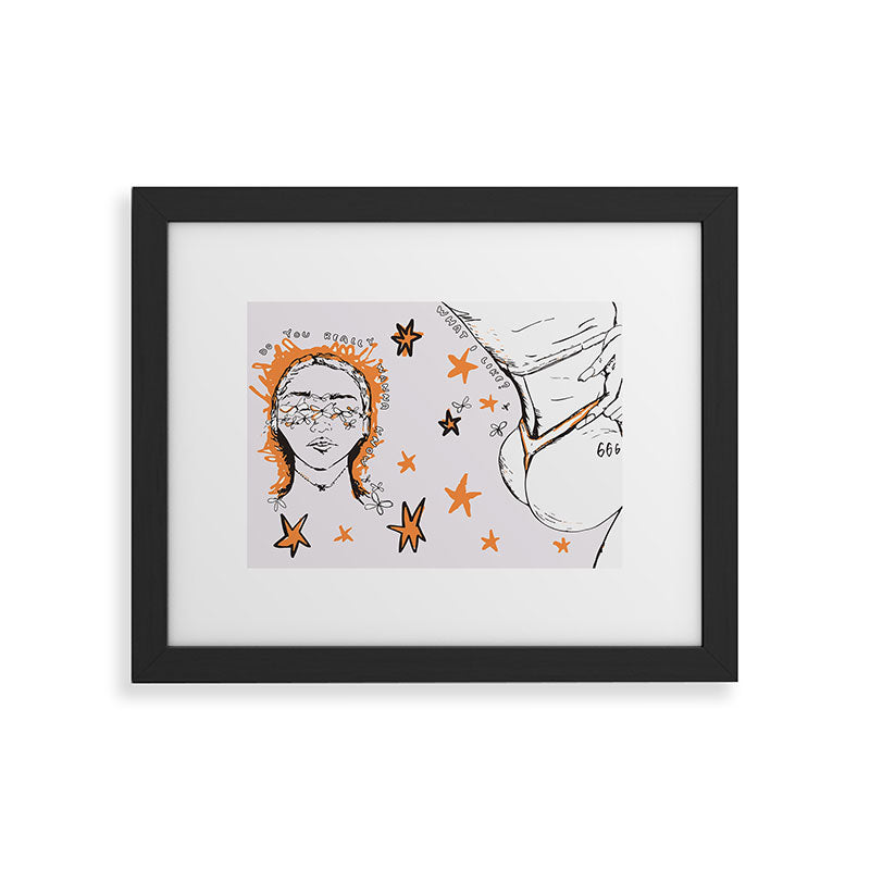 666 Framed Art Print