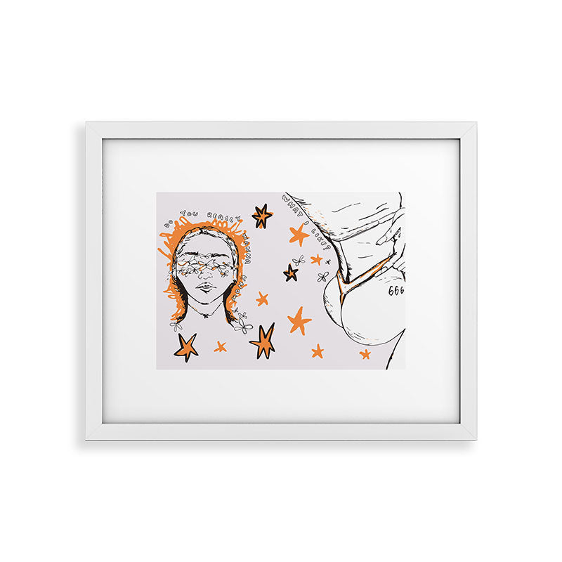 666 Framed Art Print