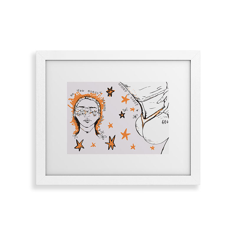 666 Framed Art Print