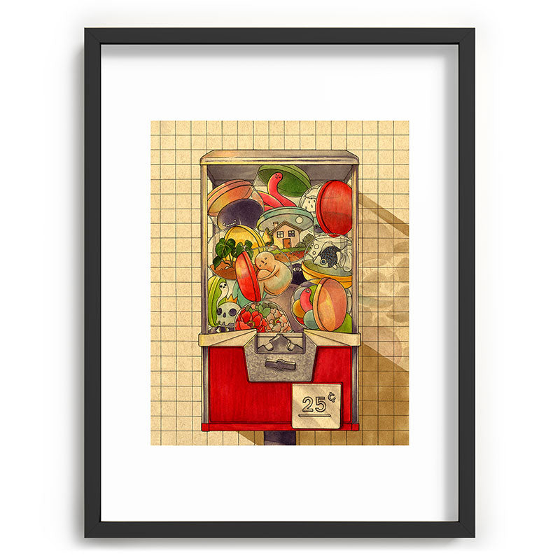 25�� Framed Art Print