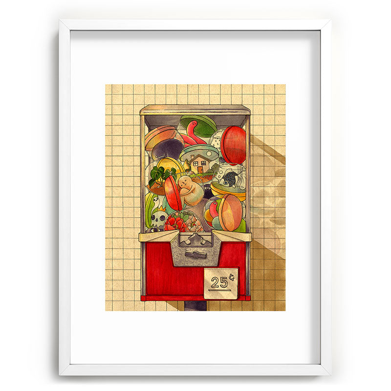 25�� Framed Art Print