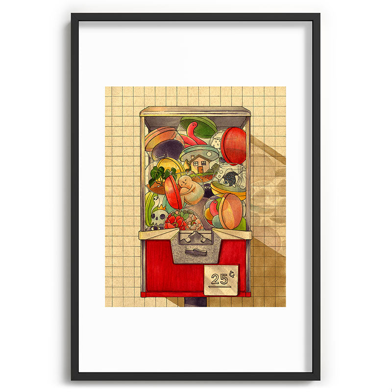 25�� Framed Art Print