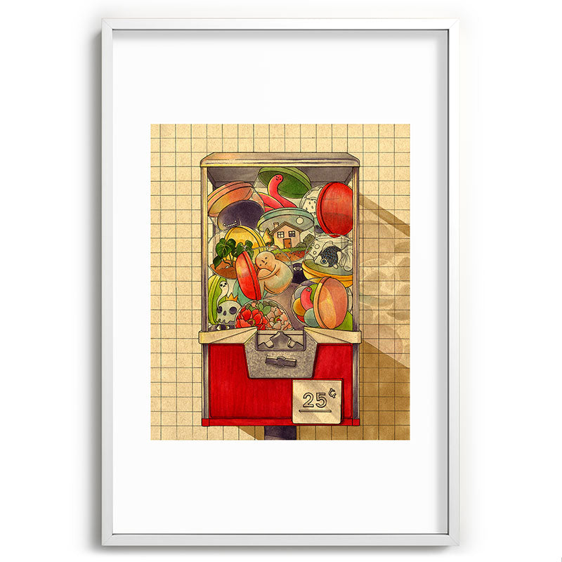 25�� Framed Art Print