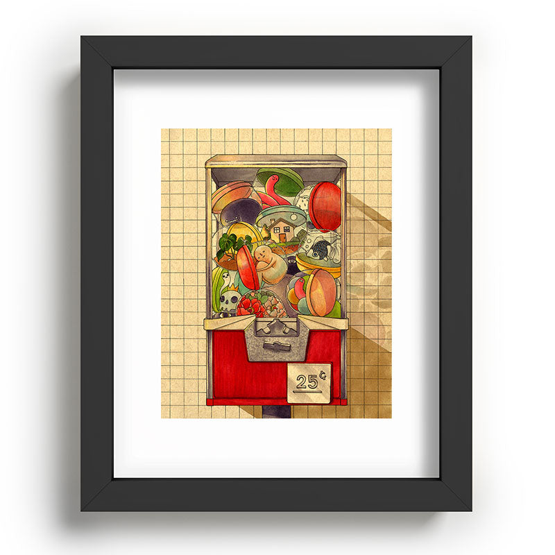 25�� Framed Art Print