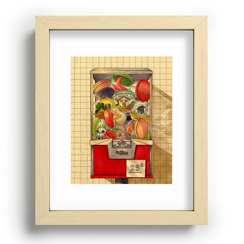 25�� Framed Art Print