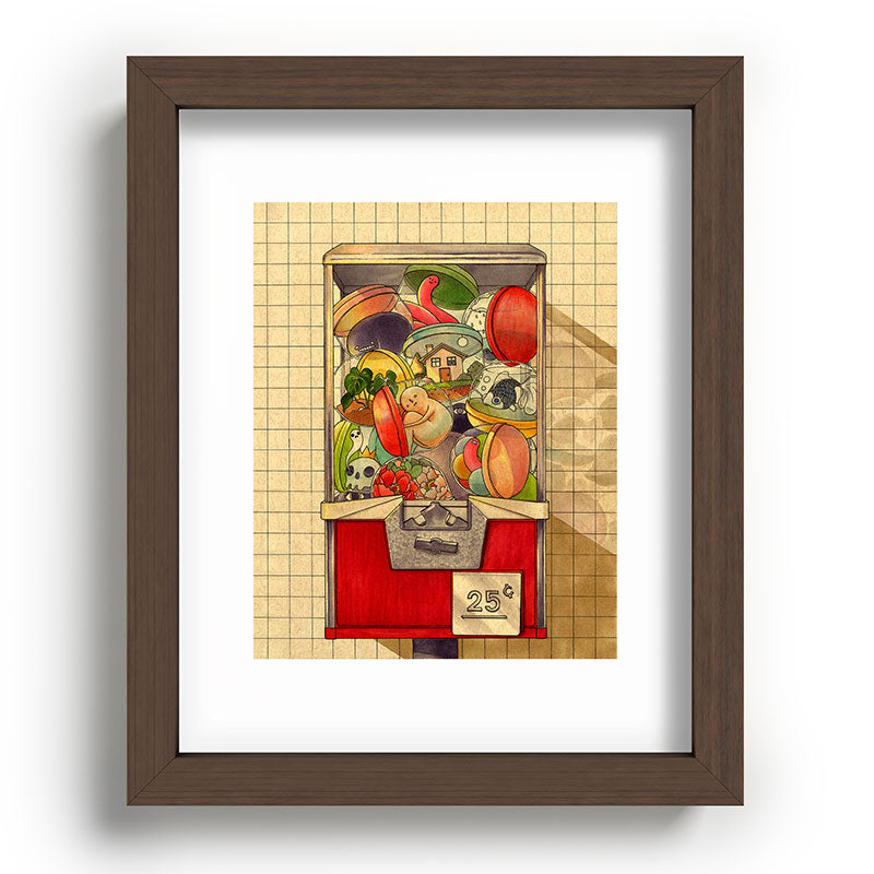 25�� Framed Art Print