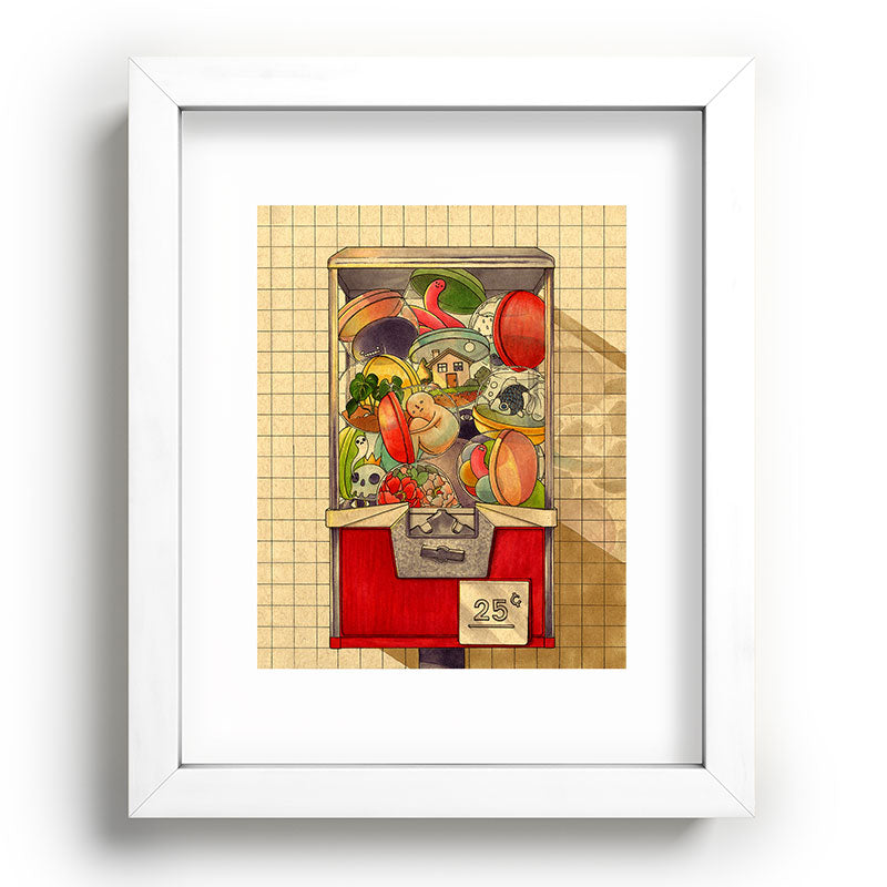 25�� Framed Art Print