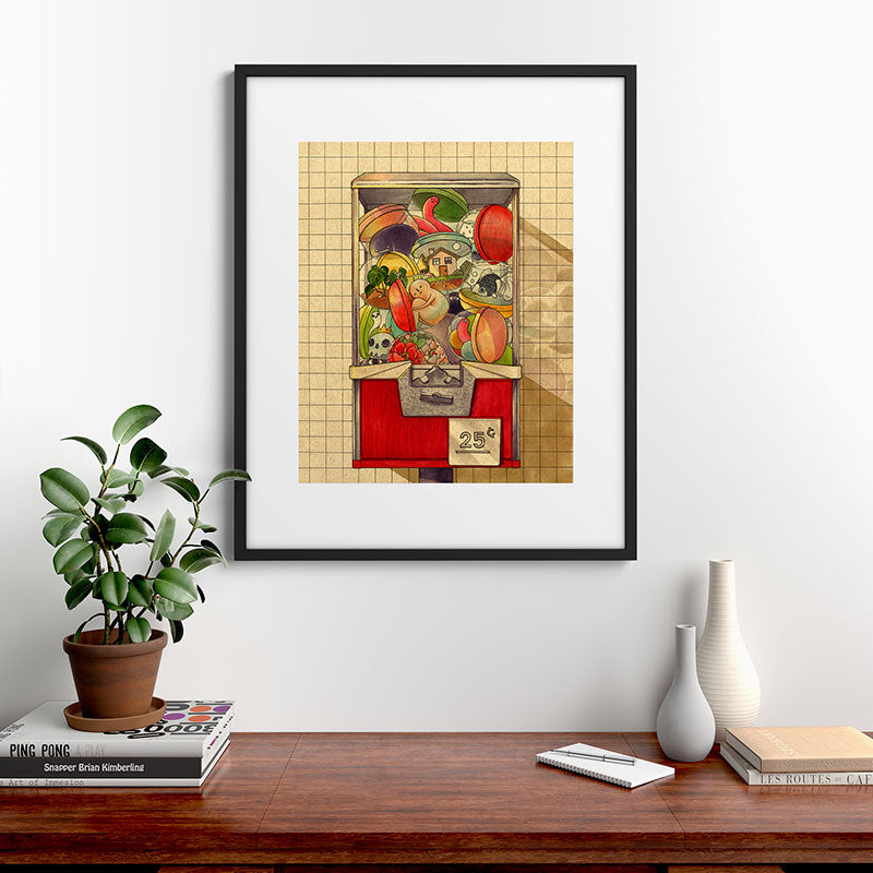 25�� Framed Art Print