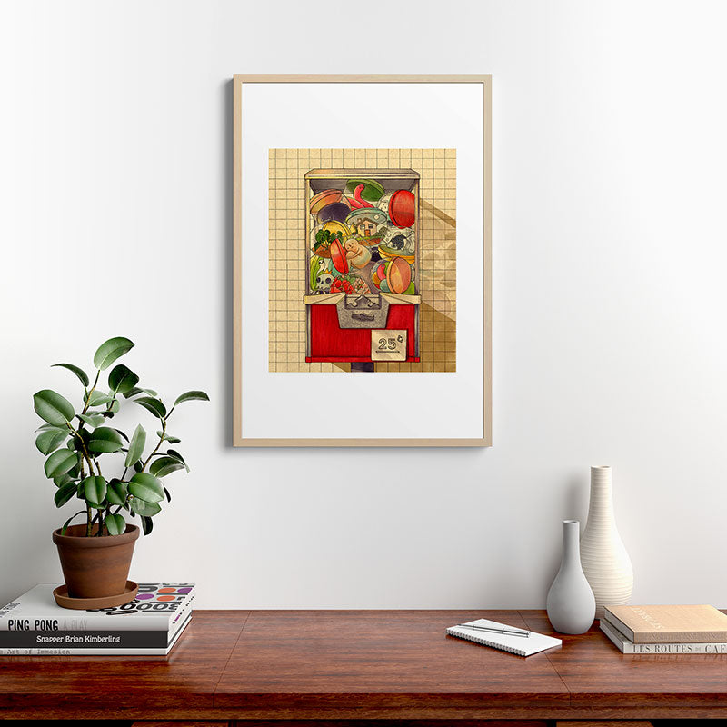 25�� Framed Art Print