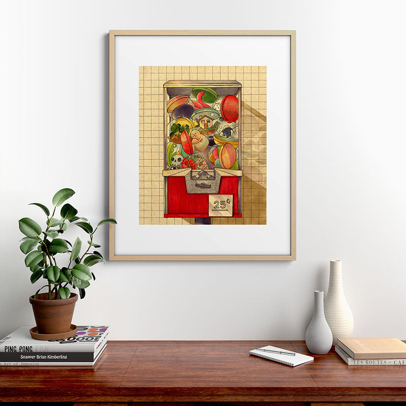25�� Framed Art Print