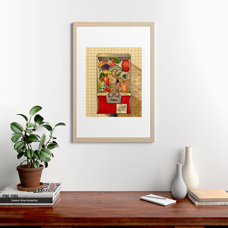 25�� Framed Art Print