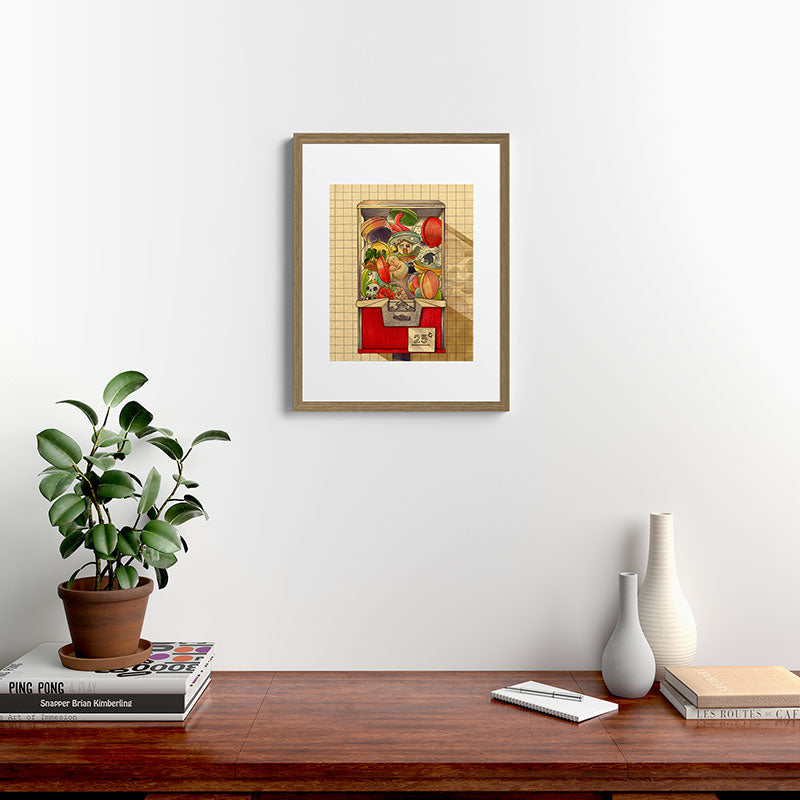 25�� Framed Art Print