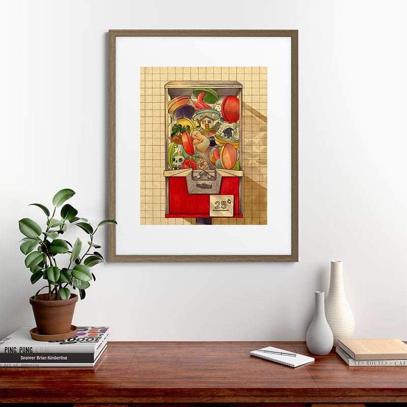 25�� Framed Art Print
