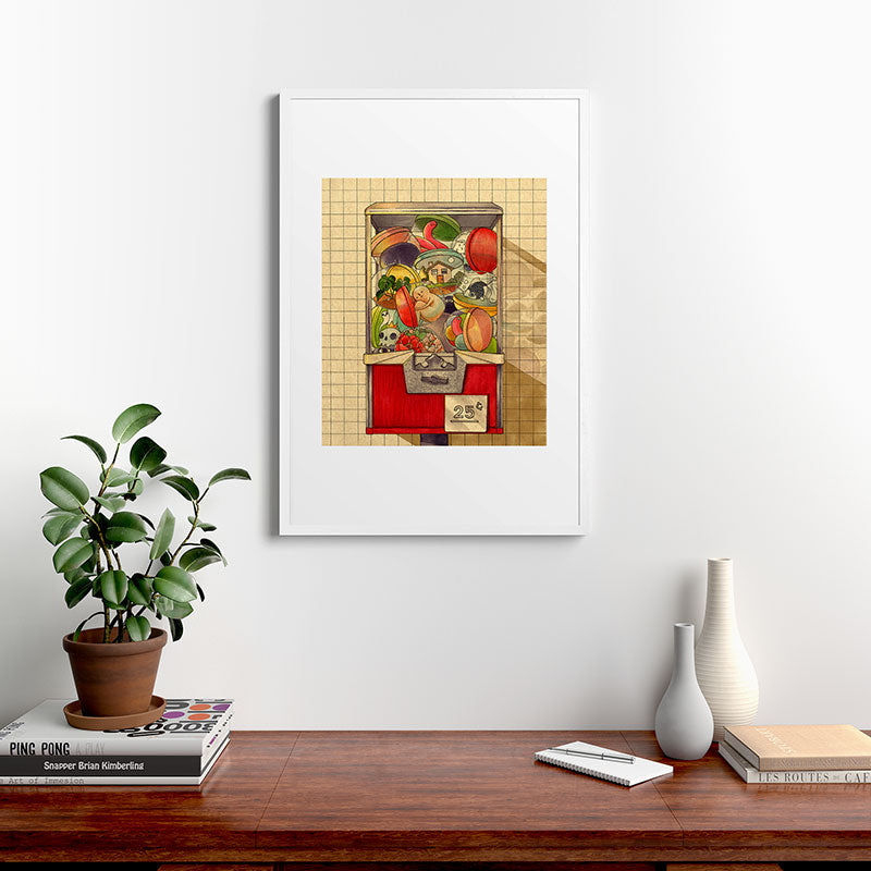 25�� Framed Art Print