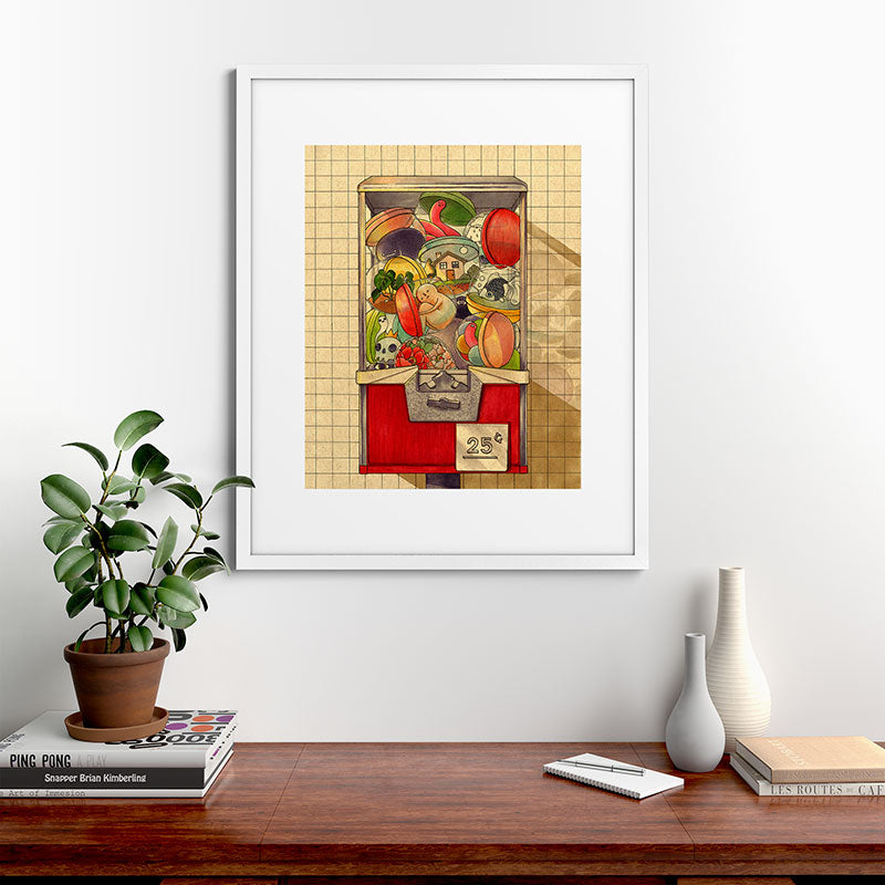 25�� Framed Art Print