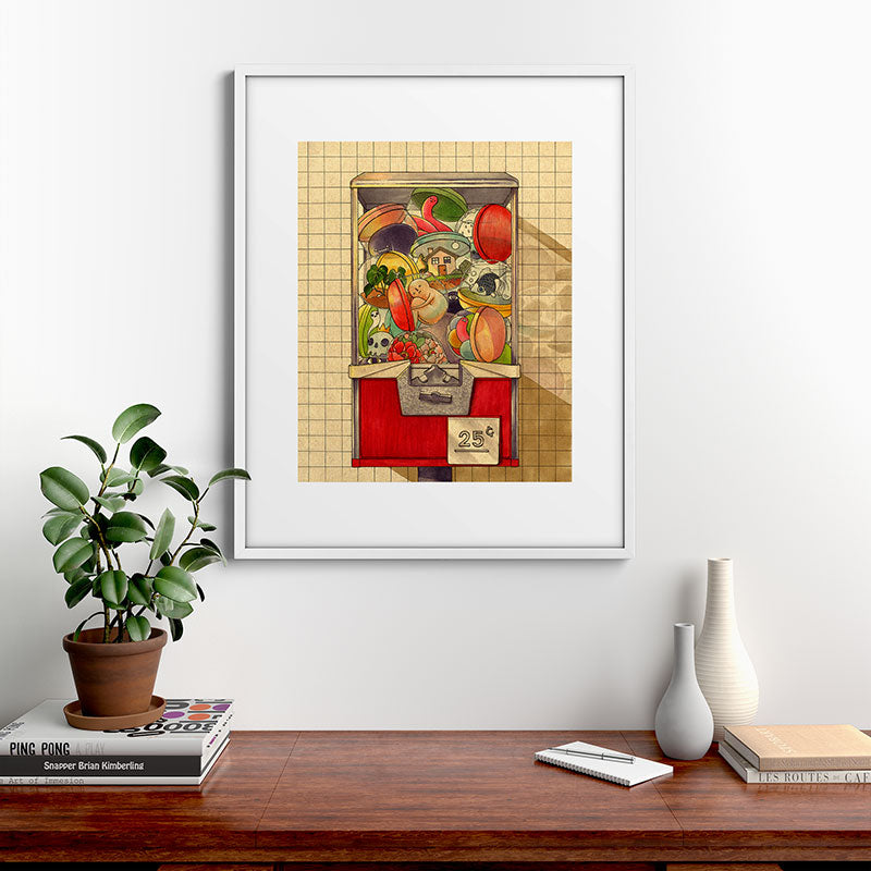 25�� Framed Art Print