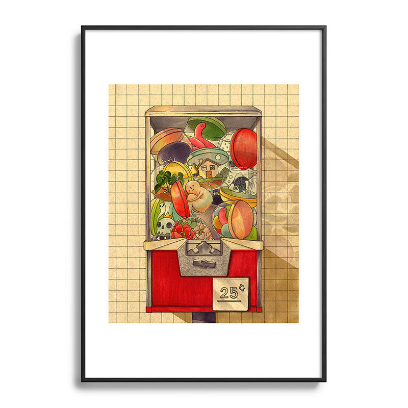 25�� Framed Art Print