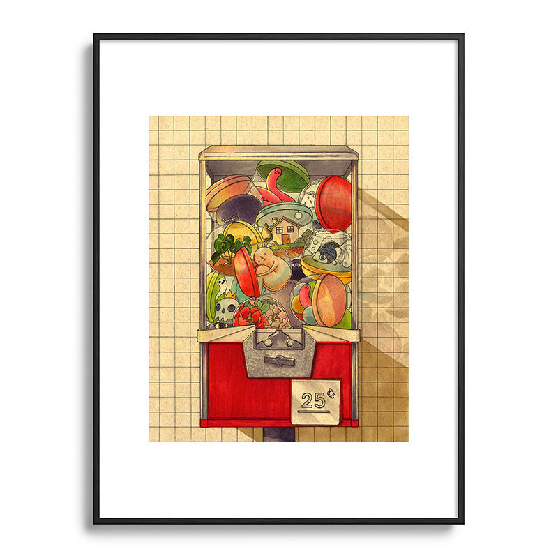 25�� Framed Art Print