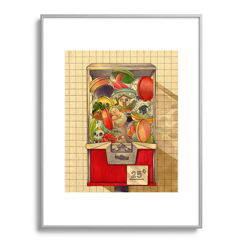 25�� Framed Art Print