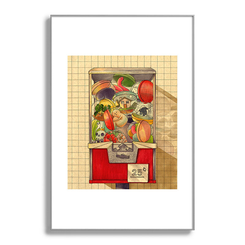 25�� Framed Art Print