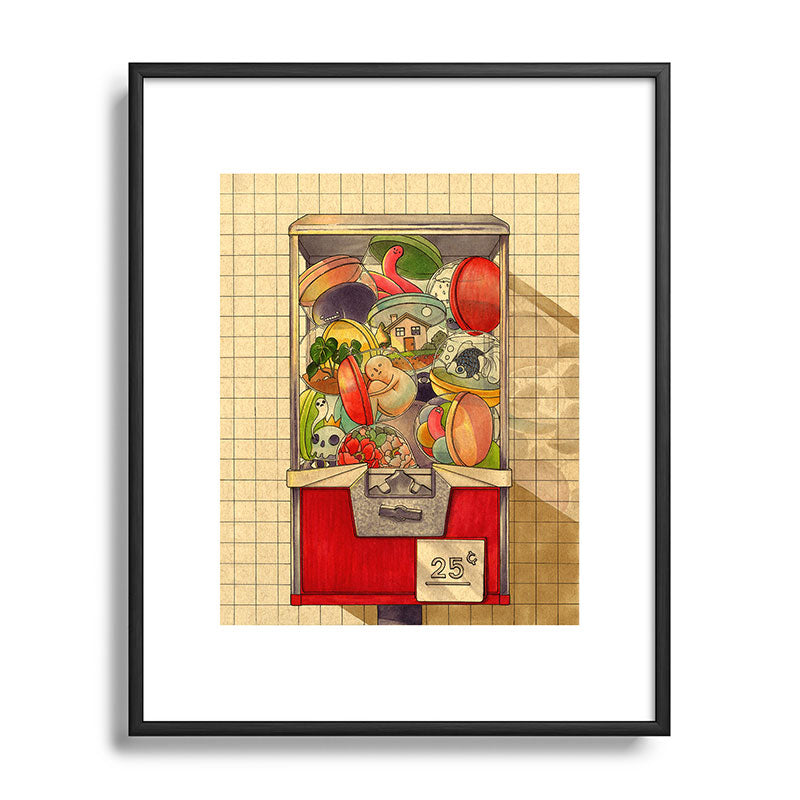 25�� Framed Art Print