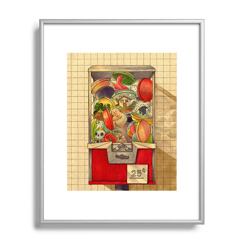 25�� Framed Art Print
