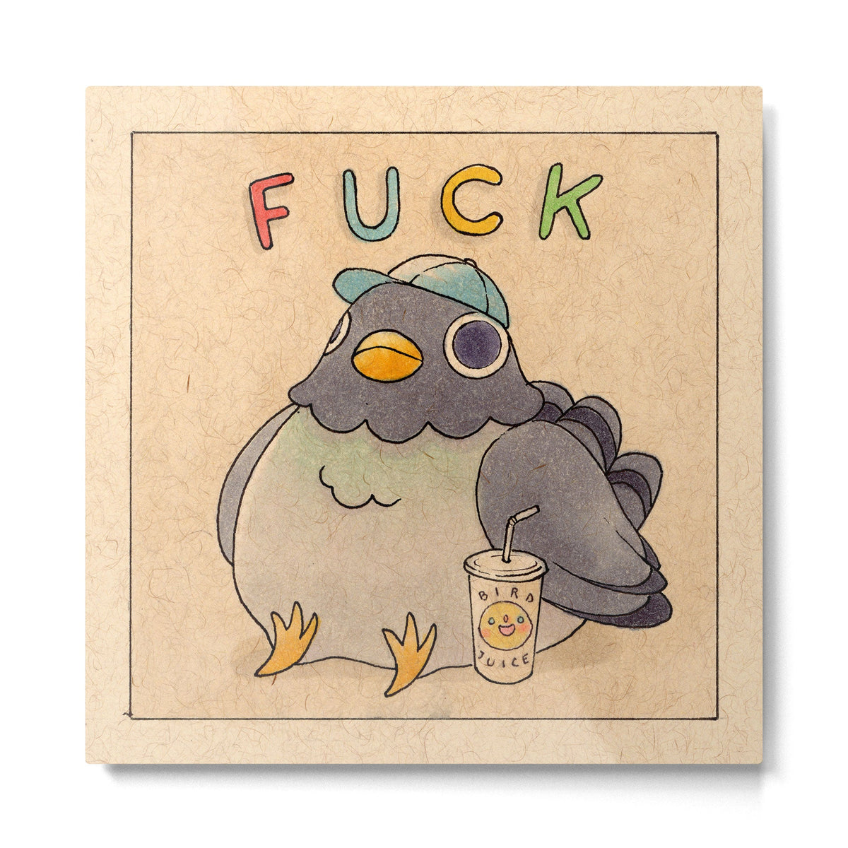 Fuck' Pigeon 01 Metal Print