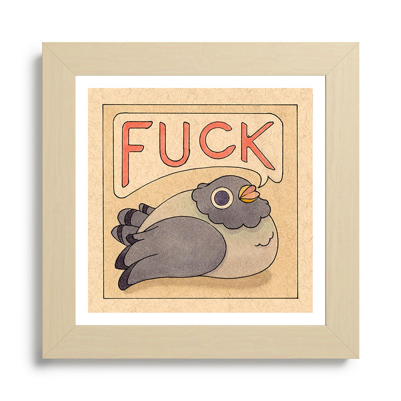 Fuck' Pigeon 03 Framed Art Print