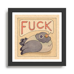 Fuck' Pigeon 03 Framed Art Print