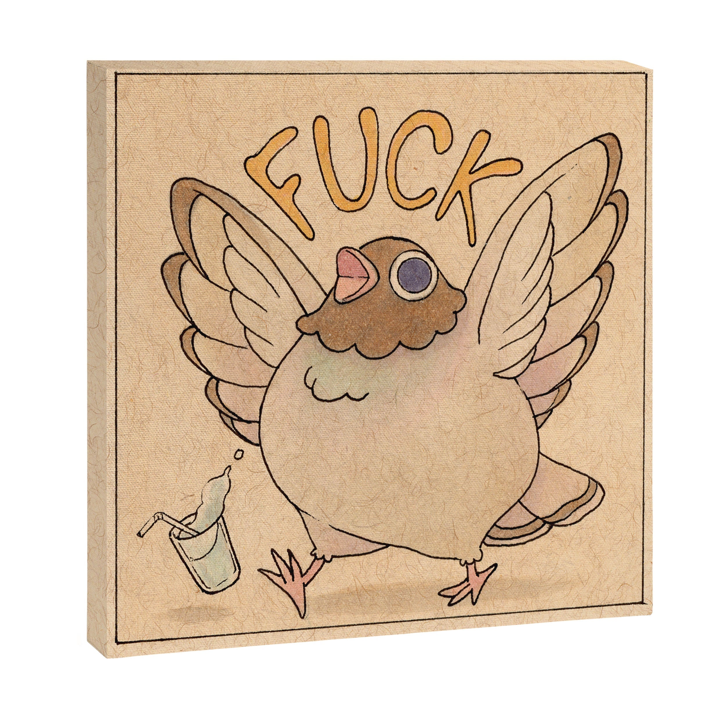Fuck' Pigeon 04 Canvas Print