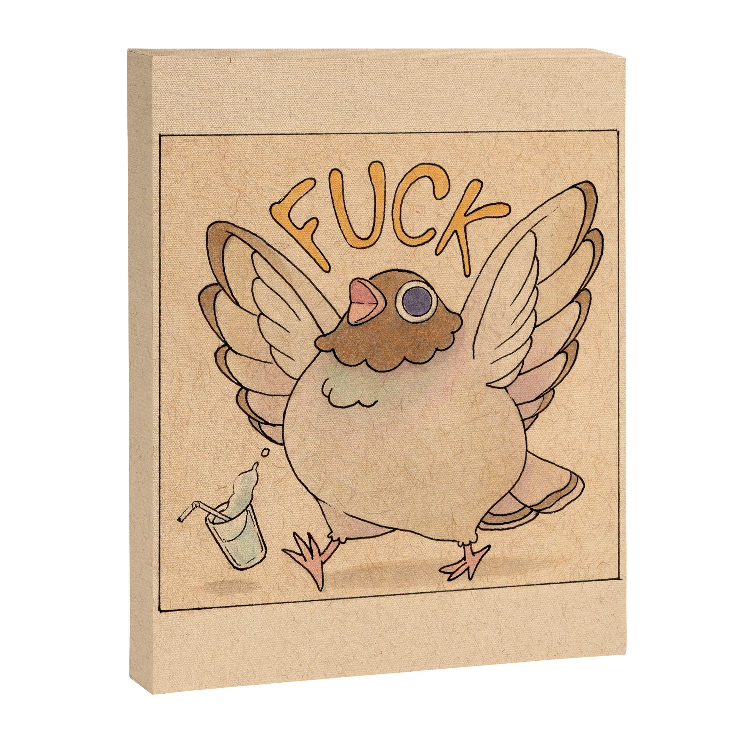 Fuck' Pigeon 04 Canvas Print
