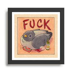 Fuck' Pigeon 05 Framed Art Print